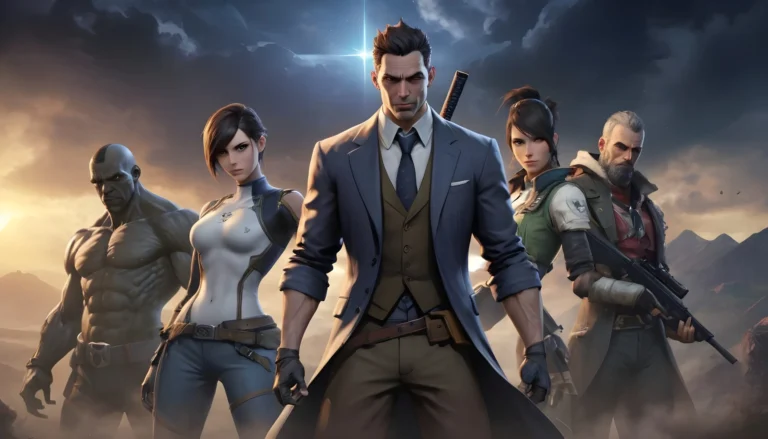 give me a image of top five ps4 games characters i upscaled scaled 1