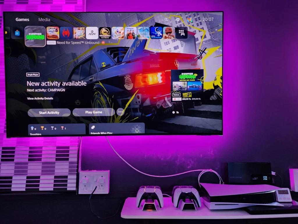 ps5 in pelican741 gaming cafe