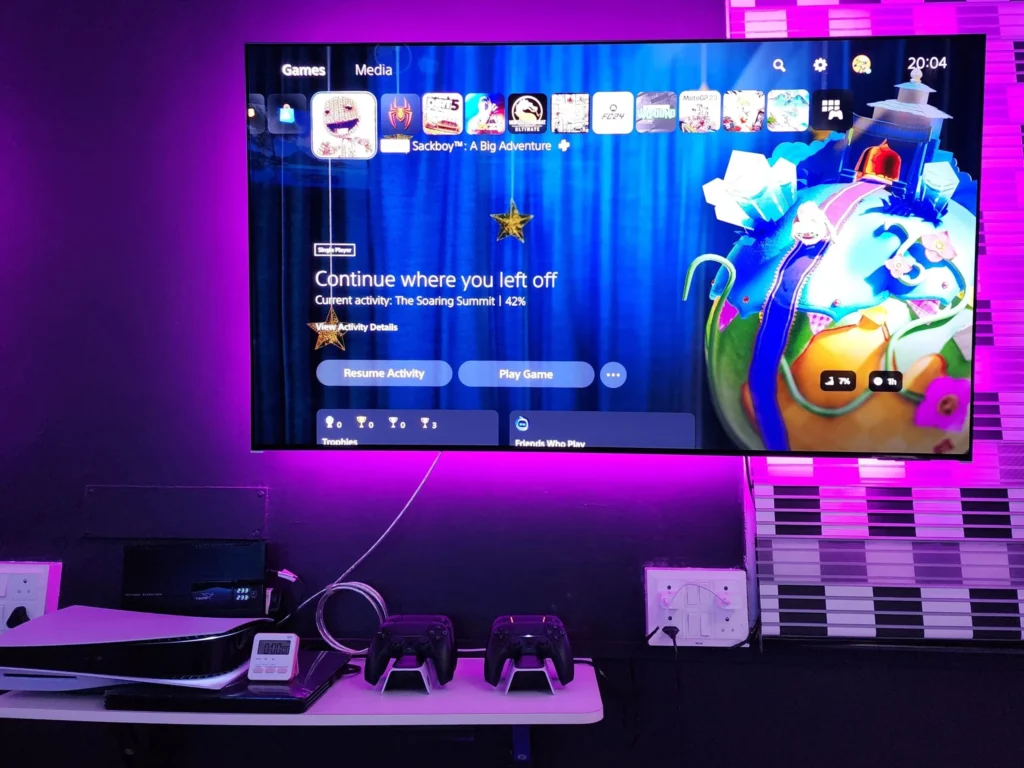 ps5 in pelican741 gaming cafe